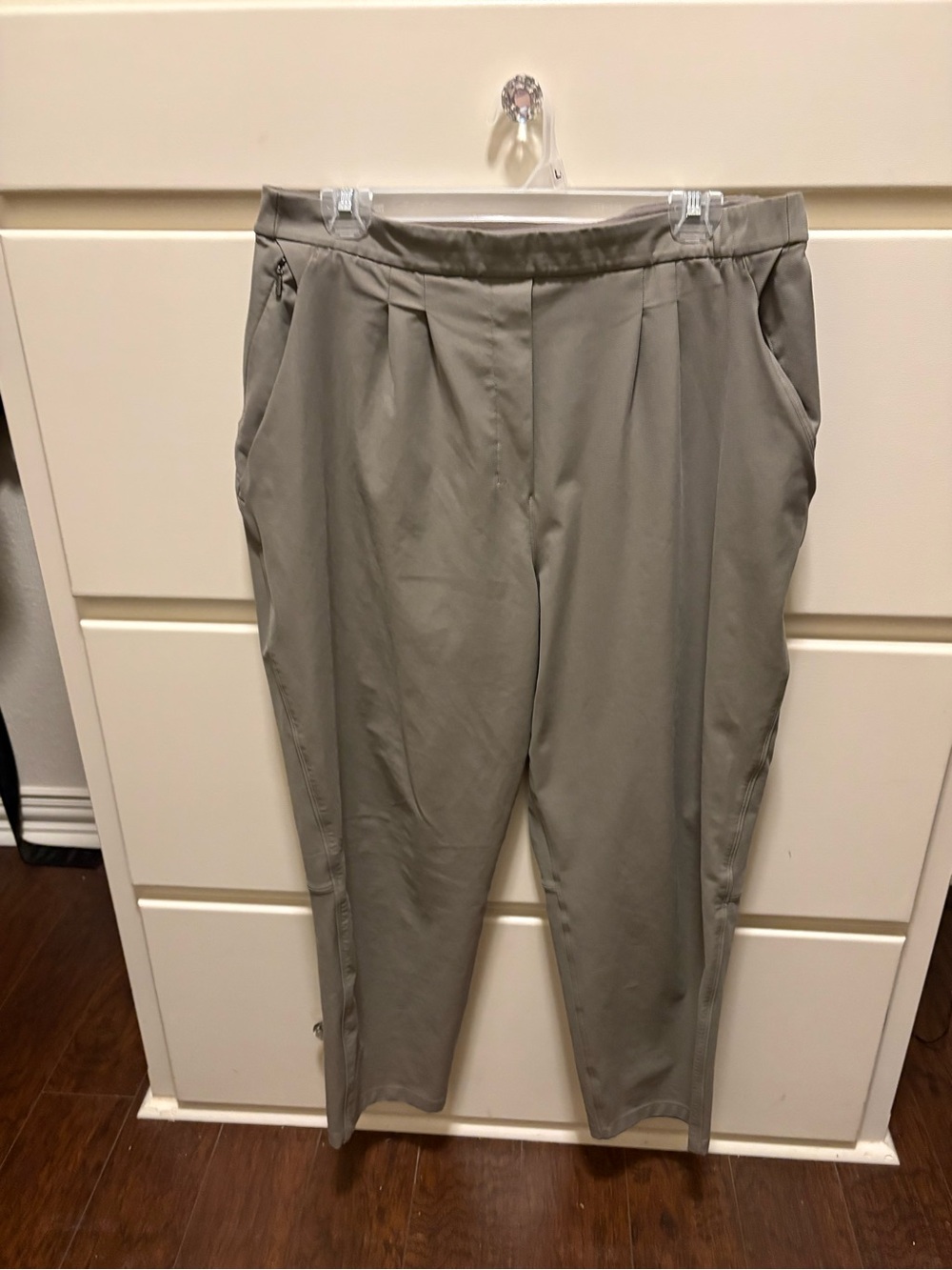 lululemon athletica Light Olive Gray Athletic Pants